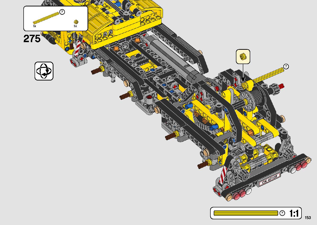 移動式クレーン車 42108 レゴの商品情報 レゴの説明書・組立方法 153 page