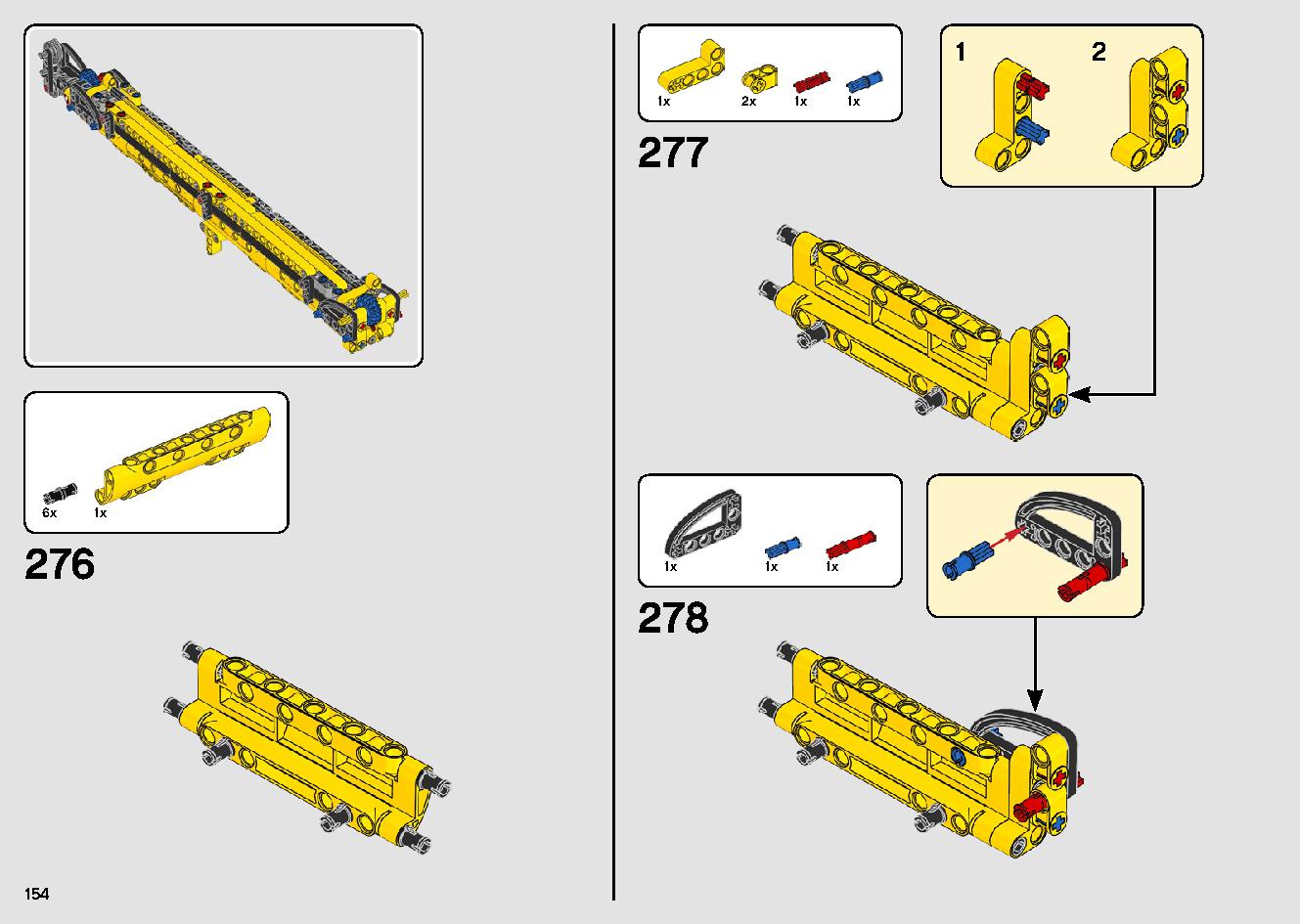 移動式クレーン車 42108 レゴの商品情報 レゴの説明書・組立方法 154 page