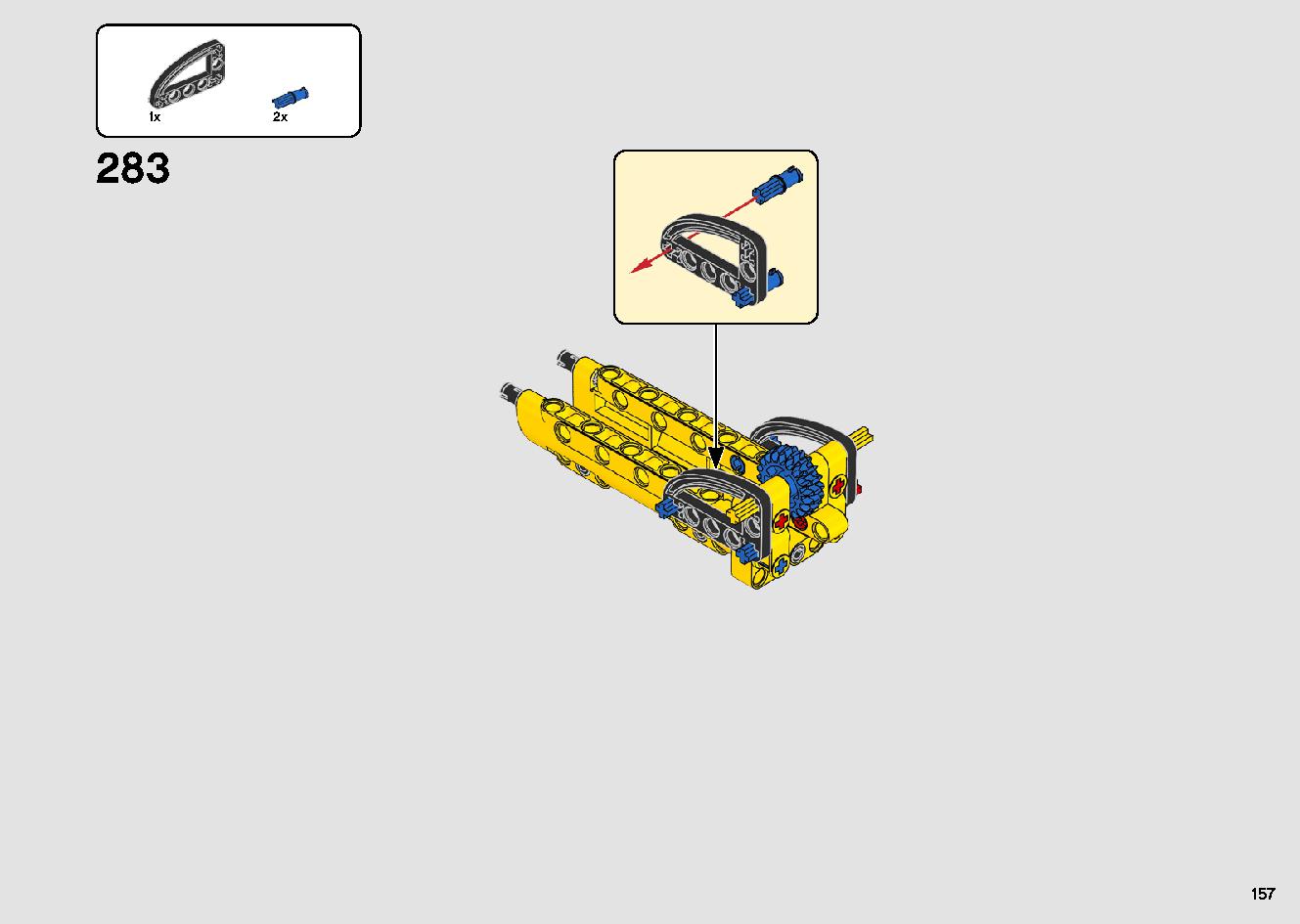 移動式クレーン車 42108 レゴの商品情報 レゴの説明書・組立方法 157 page