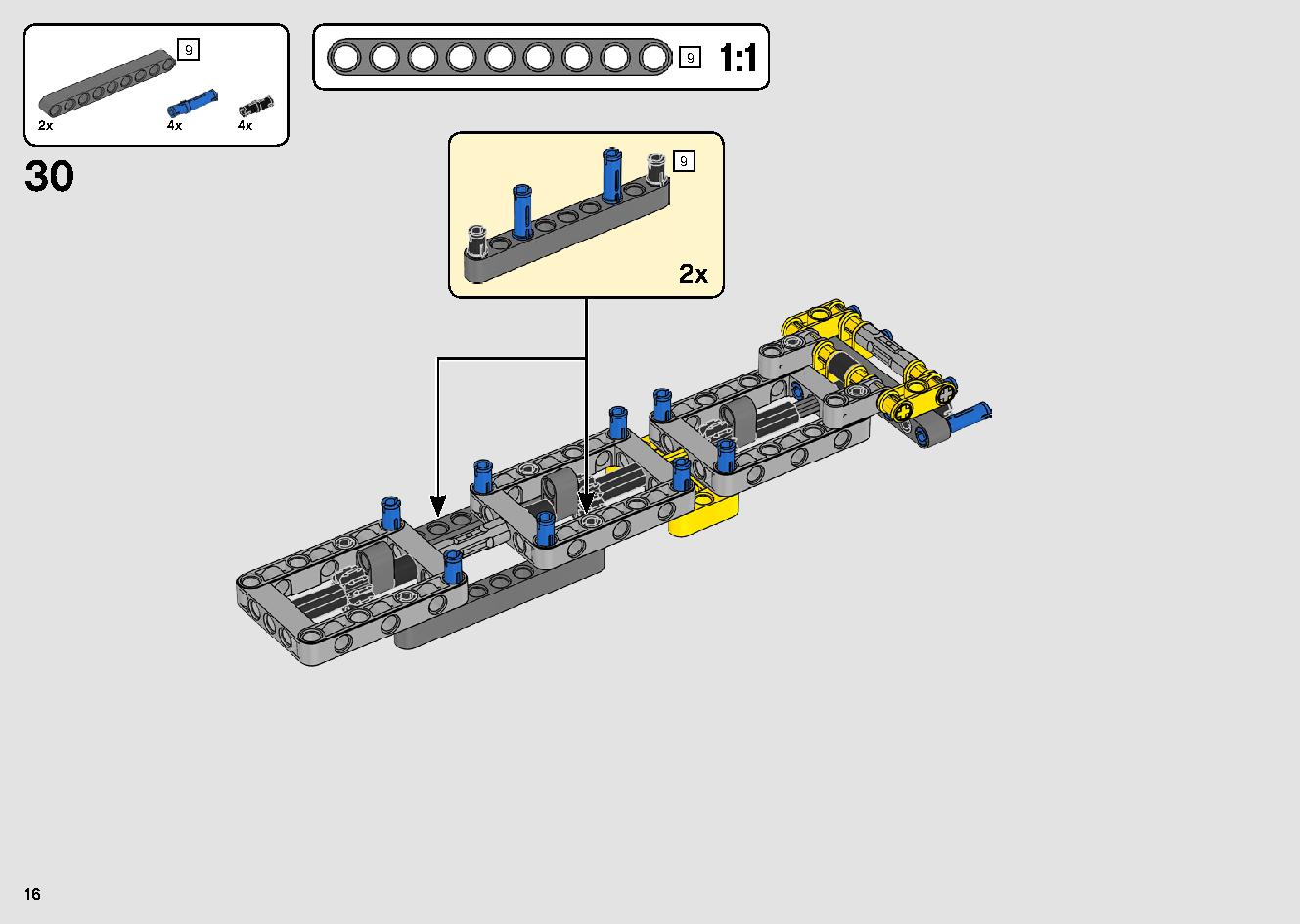 移動式クレーン車 42108 レゴの商品情報 レゴの説明書・組立方法 16 page