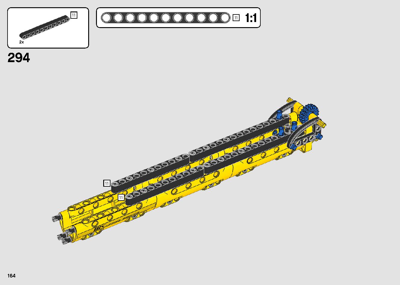 Mobile Crane 42108 LEGO information LEGO instructions 164 page