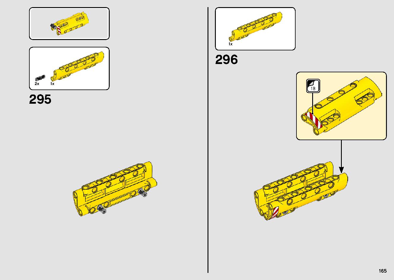 移動式クレーン車 42108 レゴの商品情報 レゴの説明書・組立方法 165 page
