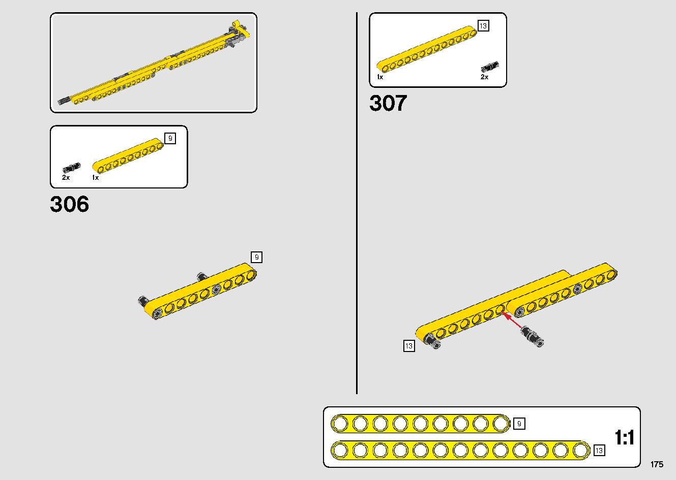 移動式クレーン車 42108 レゴの商品情報 レゴの説明書・組立方法 175 page