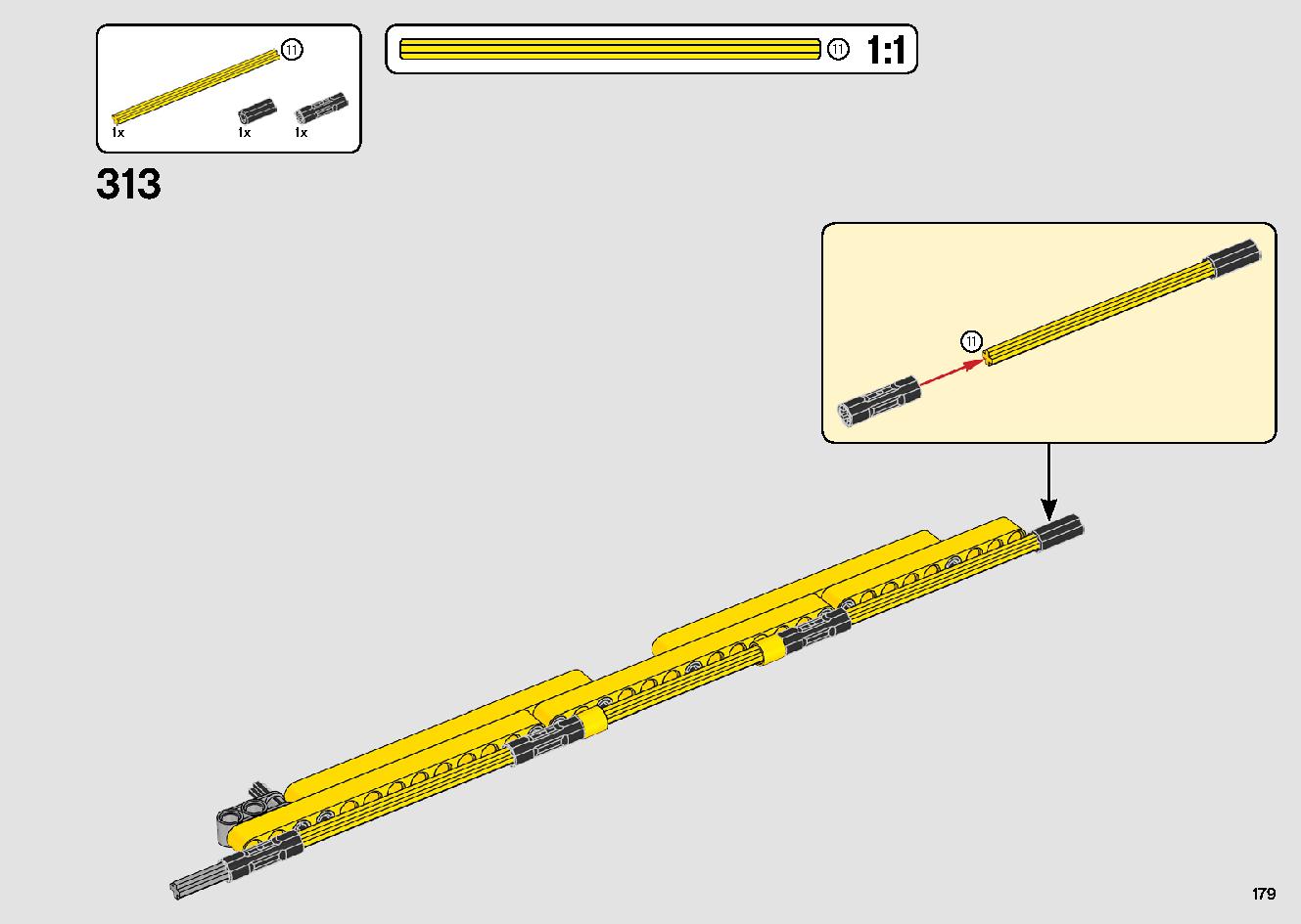 移動式クレーン車 42108 レゴの商品情報 レゴの説明書・組立方法 179 page