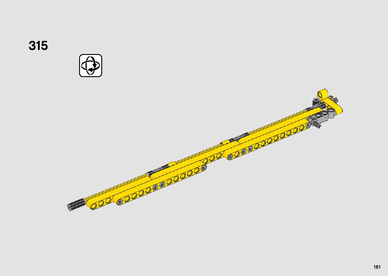 移動式クレーン車 42108 レゴの商品情報 レゴの説明書・組立方法 181 page