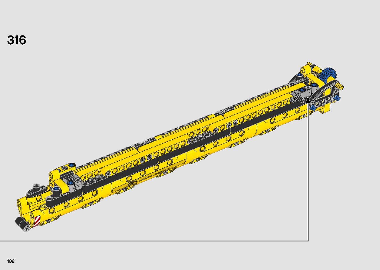 移動式クレーン車 42108 レゴの商品情報 レゴの説明書・組立方法 182 page