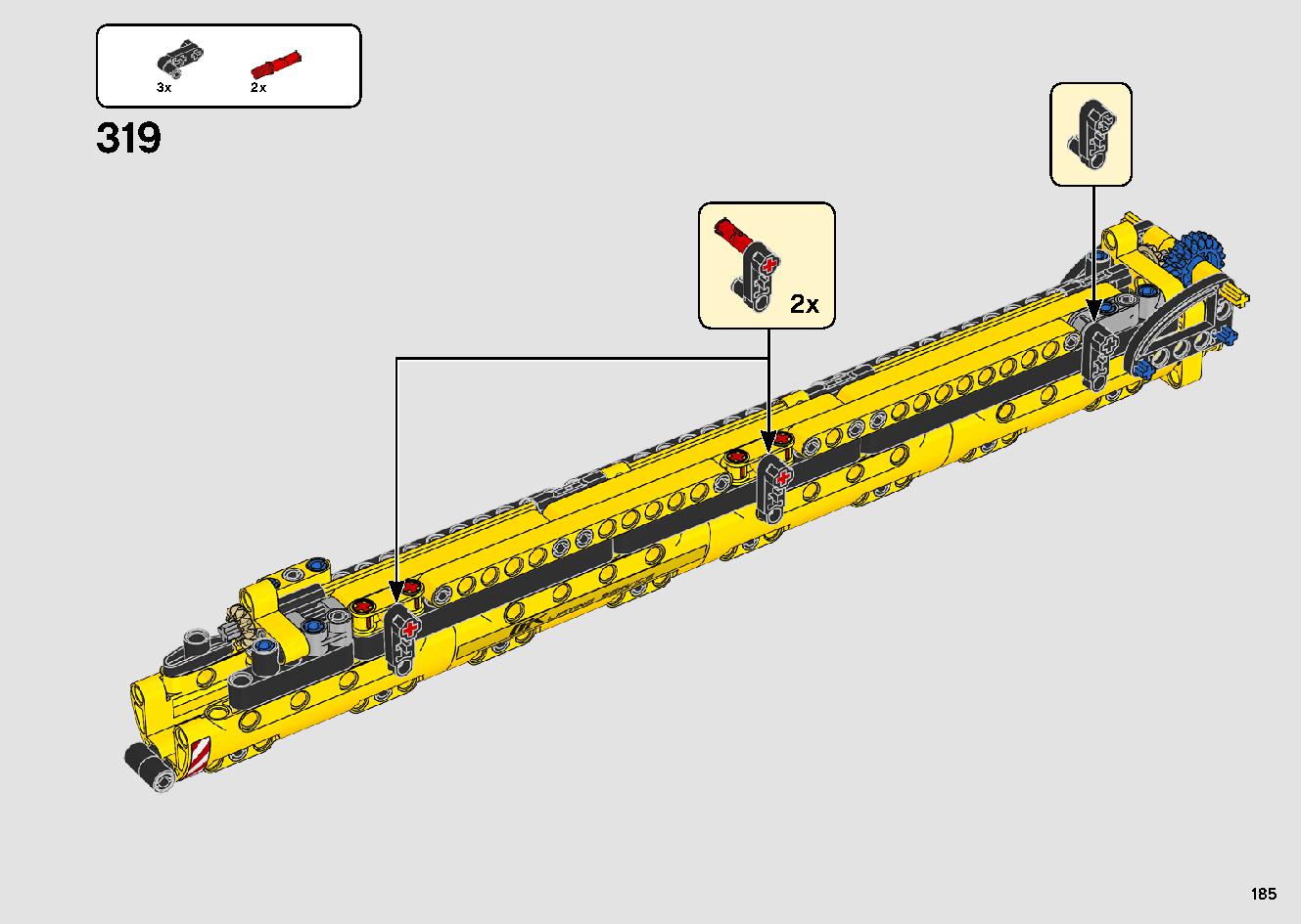 移動式クレーン車 42108 レゴの商品情報 レゴの説明書・組立方法 185 page