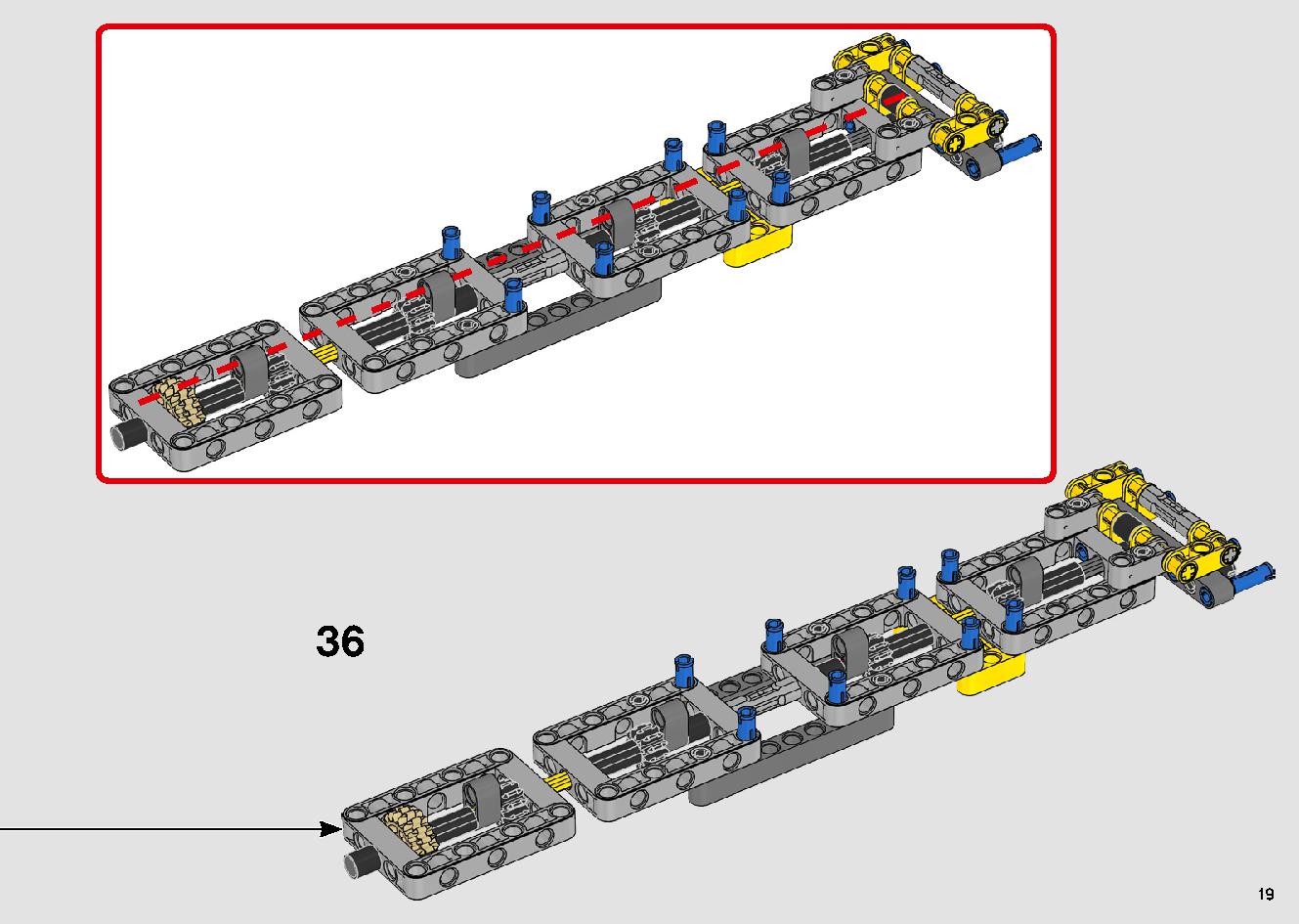 移動式クレーン車 42108 レゴの商品情報 レゴの説明書・組立方法 19 page