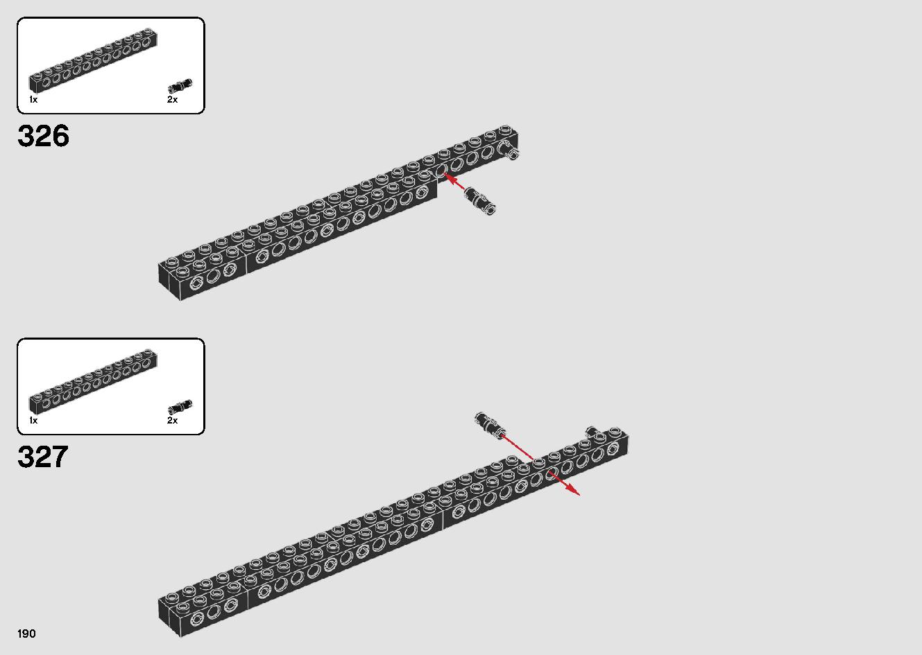 移動式クレーン車 42108 レゴの商品情報 レゴの説明書・組立方法 190 page
