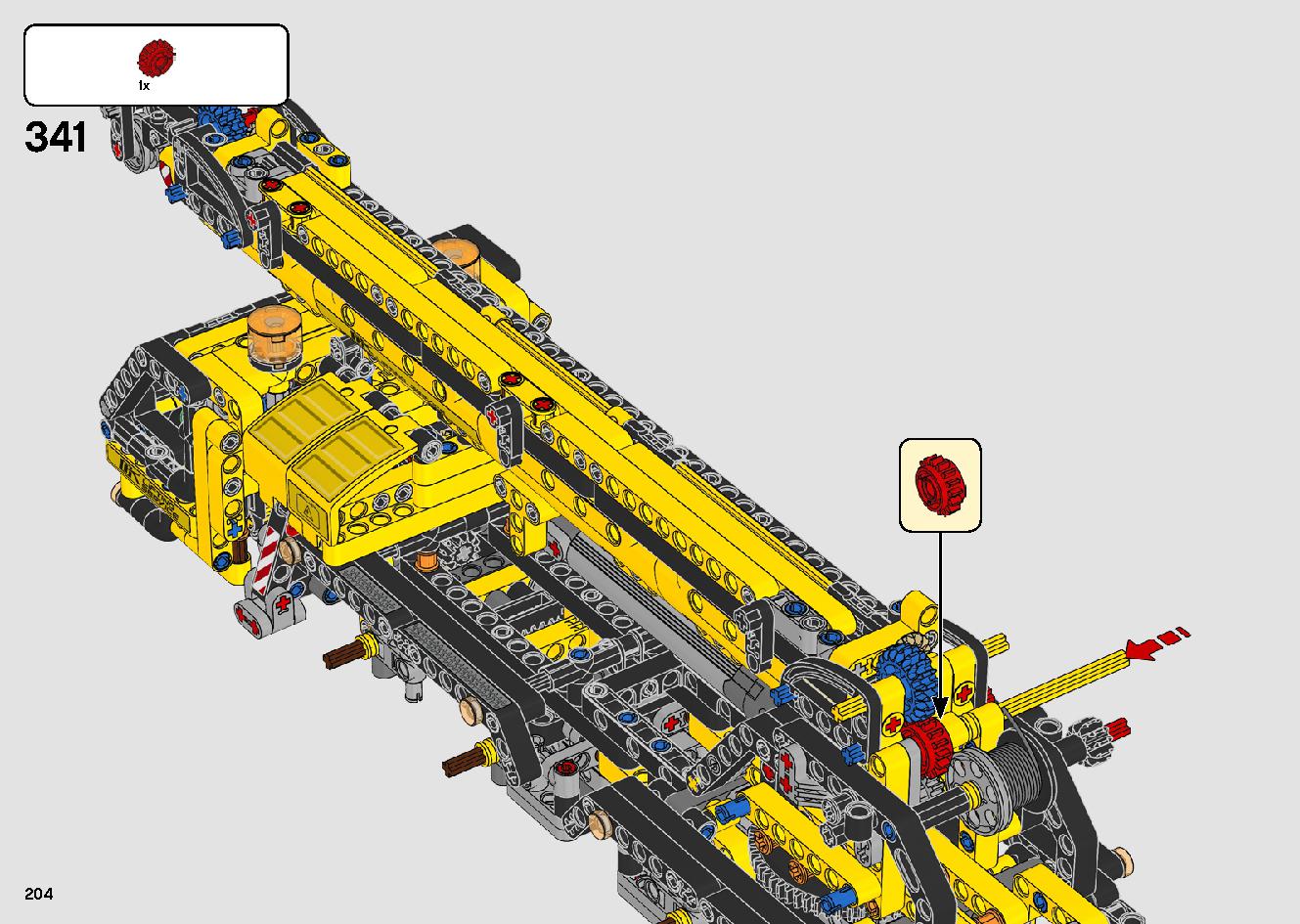 移動式クレーン車 42108 レゴの商品情報 レゴの説明書・組立方法 204 page