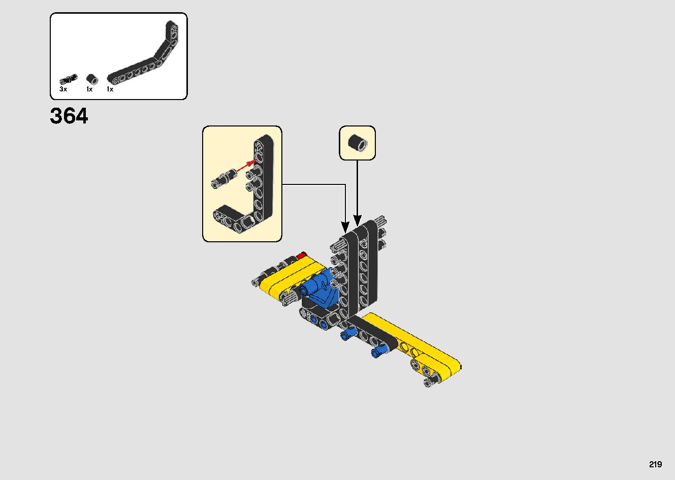 移動式クレーン車 42108 レゴの商品情報 レゴの説明書・組立方法 219 page