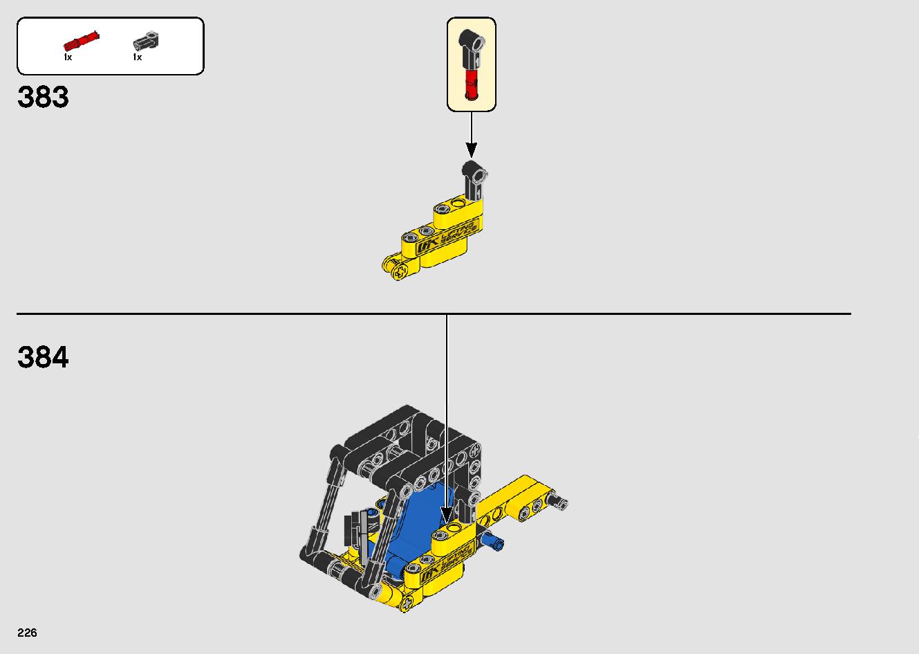 移動式クレーン車 42108 レゴの商品情報 レゴの説明書・組立方法 226 page