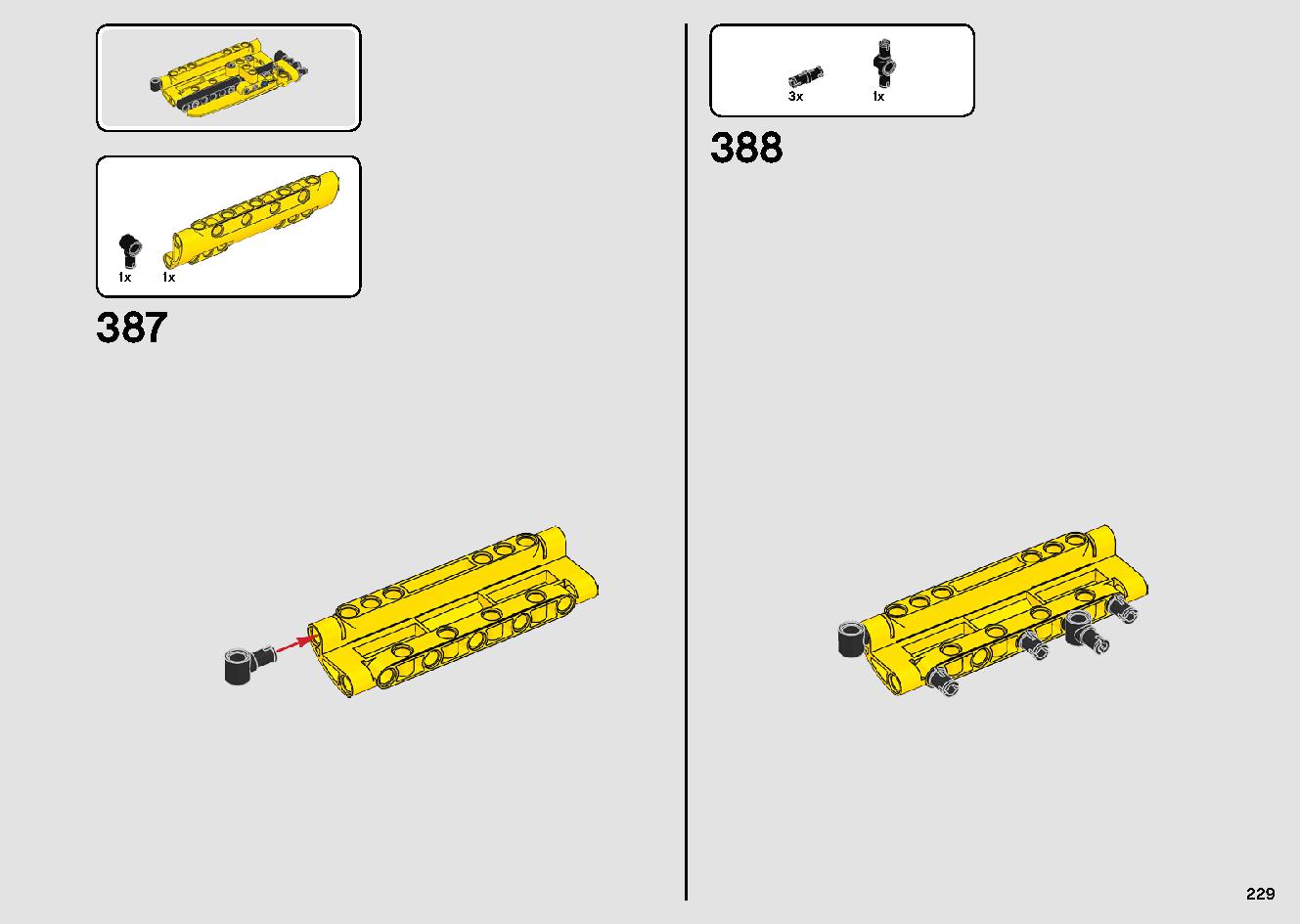 移動式クレーン車 42108 レゴの商品情報 レゴの説明書・組立方法 229 page