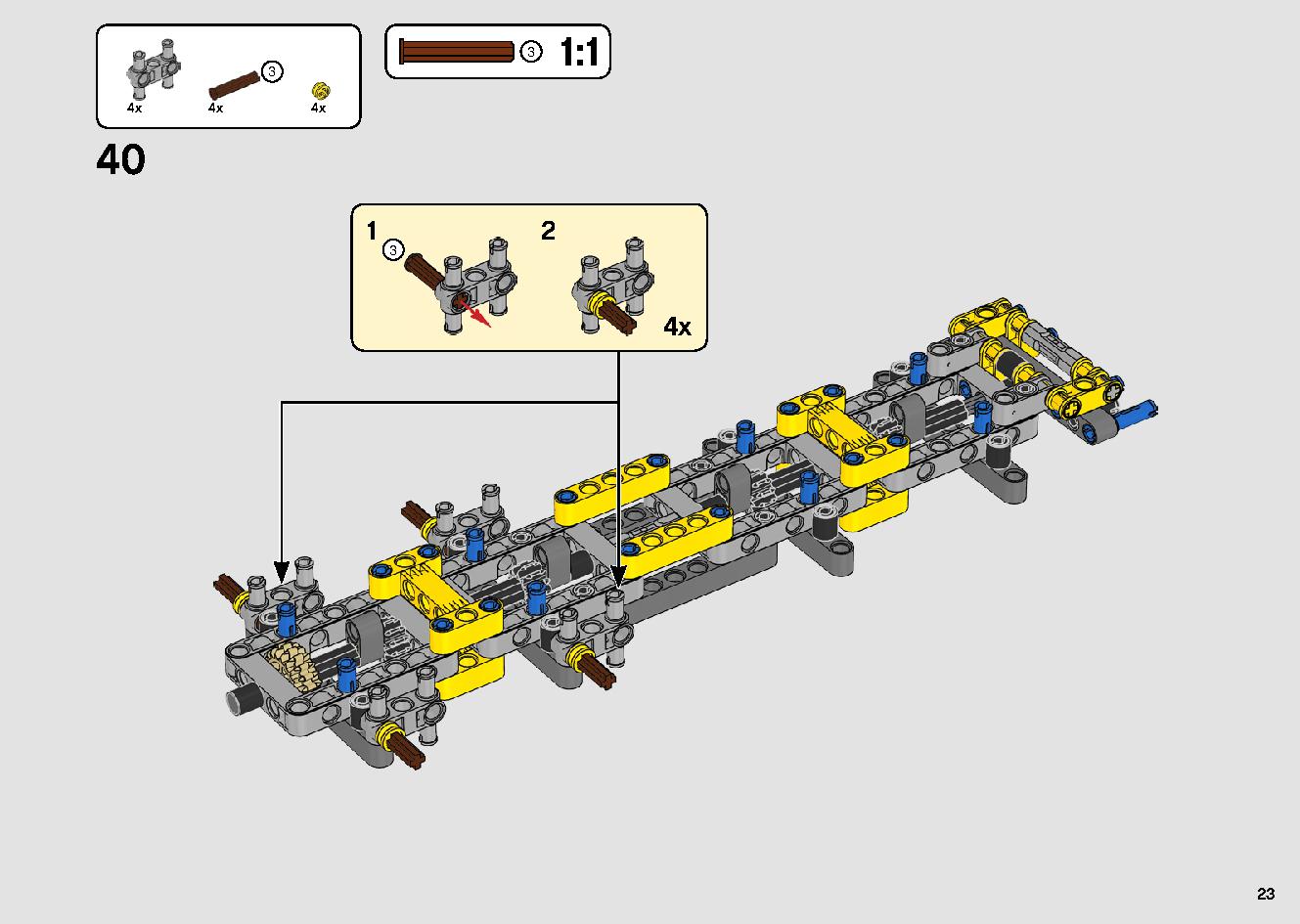 移動式クレーン車 42108 レゴの商品情報 レゴの説明書・組立方法 23 page