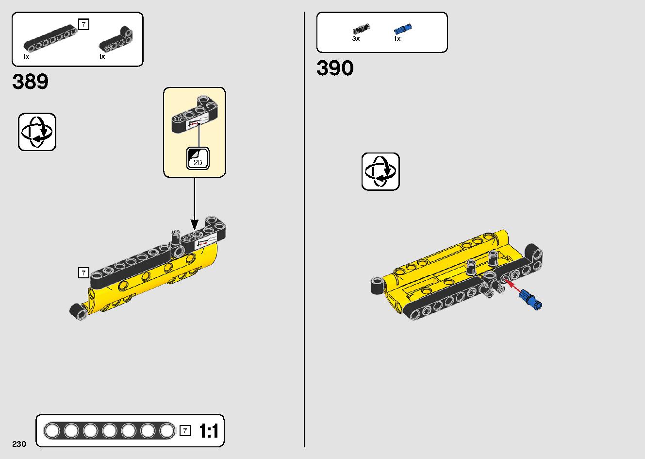 移動式クレーン車 42108 レゴの商品情報 レゴの説明書・組立方法 230 page