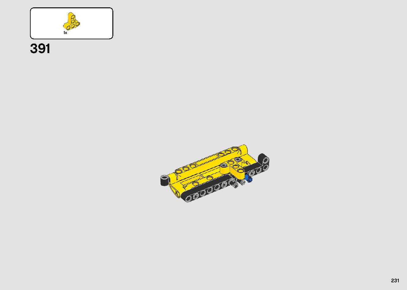Mobile Crane 42108 LEGO information LEGO instructions 231 page