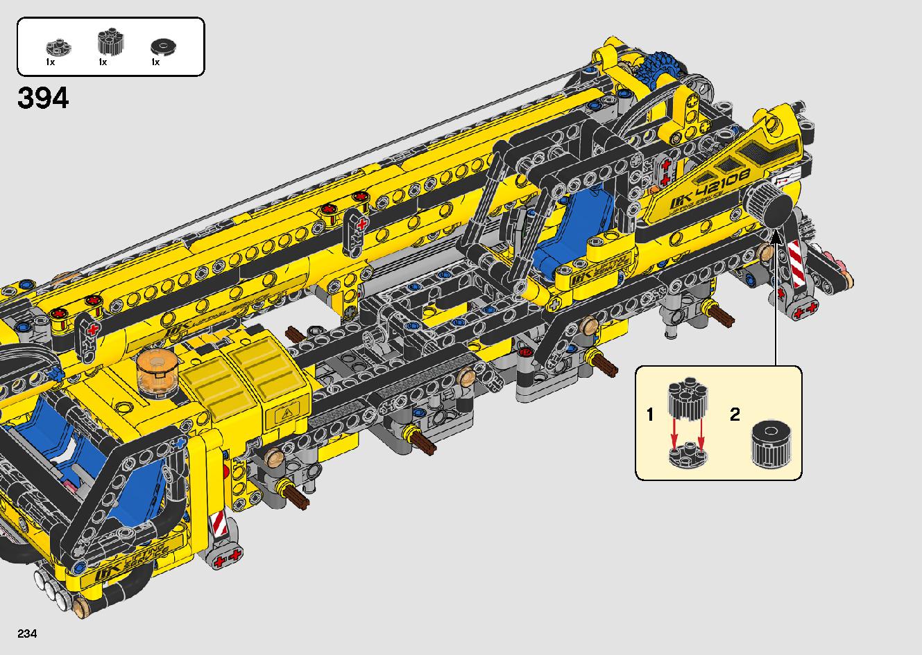 移動式クレーン車 42108 レゴの商品情報 レゴの説明書・組立方法 234 page