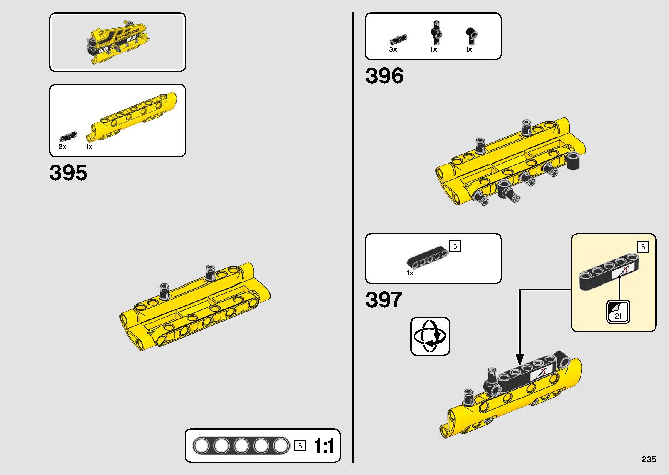 移動式クレーン車 42108 レゴの商品情報 レゴの説明書・組立方法 235 page