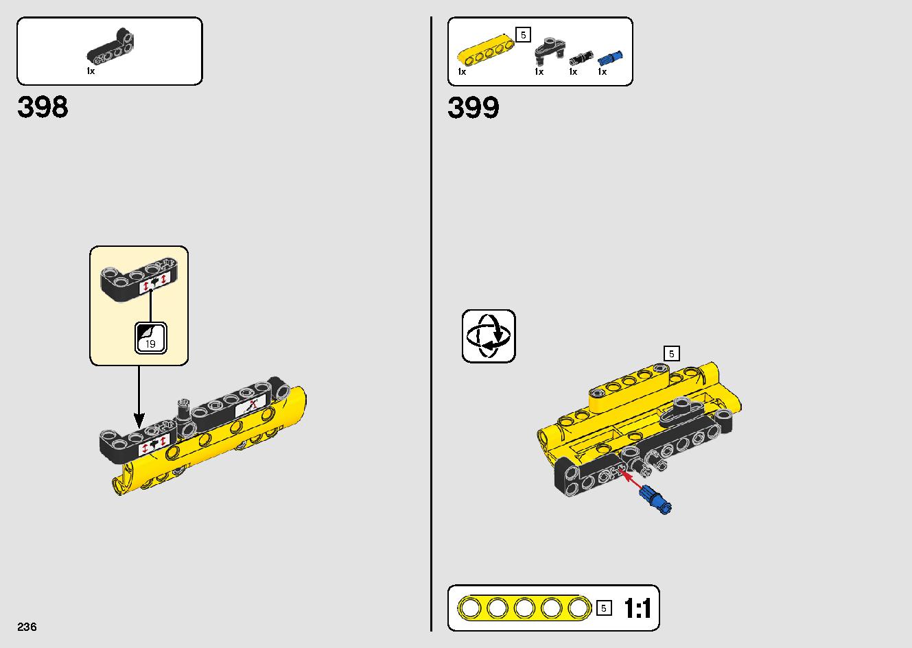 移動式クレーン車 42108 レゴの商品情報 レゴの説明書・組立方法 236 page