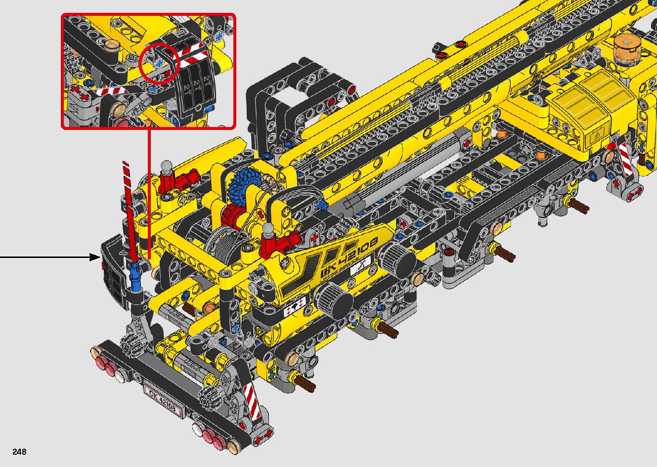 移動式クレーン車 42108 レゴの商品情報 レゴの説明書・組立方法 248 page