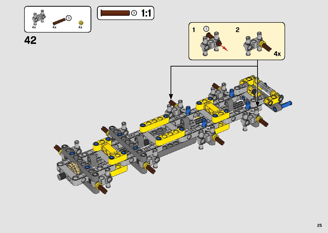 移動式クレーン車 42108 レゴの商品情報 レゴの説明書・組立方法 25 page