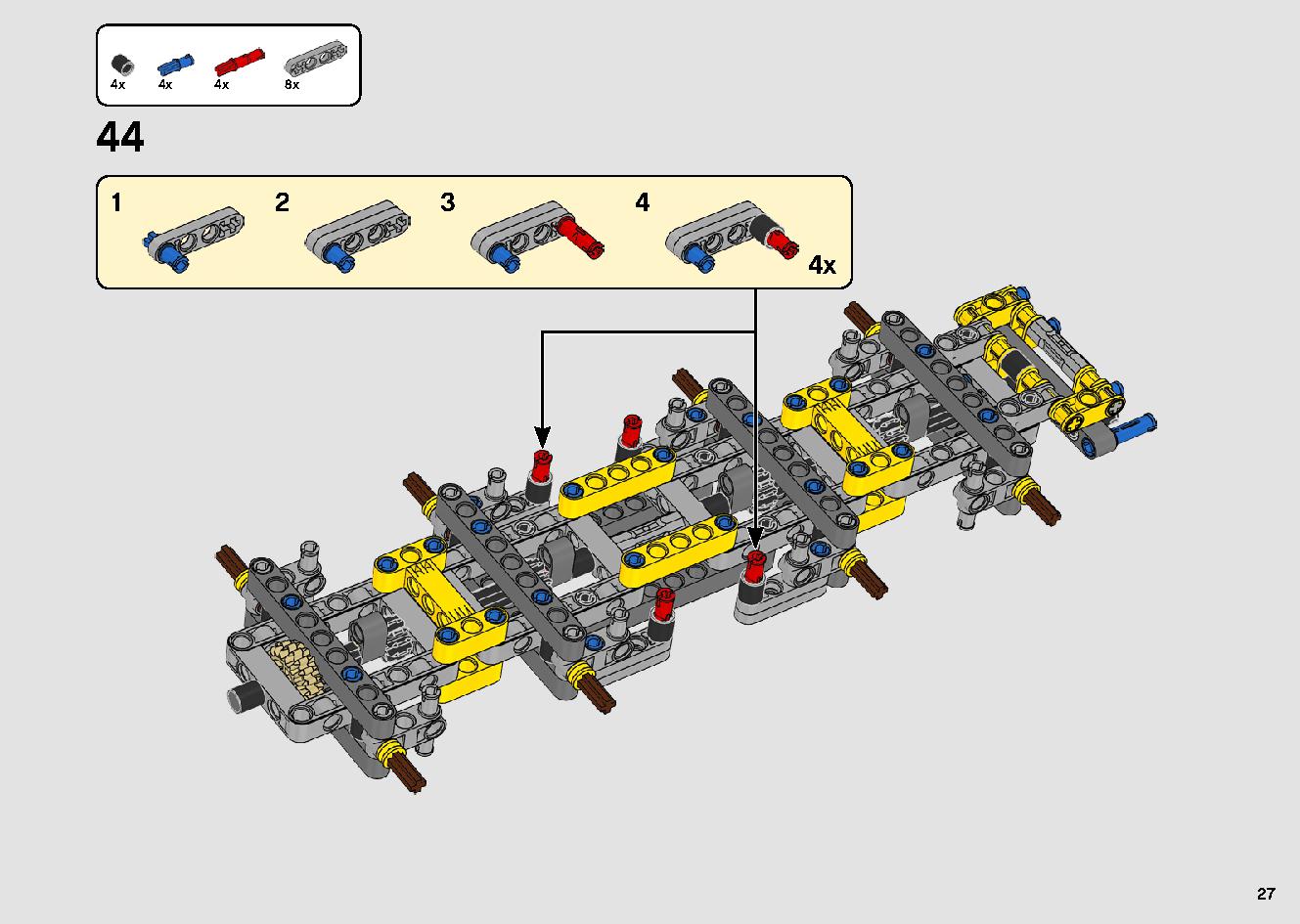 移動式クレーン車 42108 レゴの商品情報 レゴの説明書・組立方法 27 page