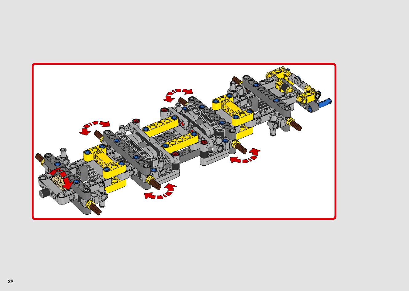 移動式クレーン車 42108 レゴの商品情報 レゴの説明書・組立方法 32 page