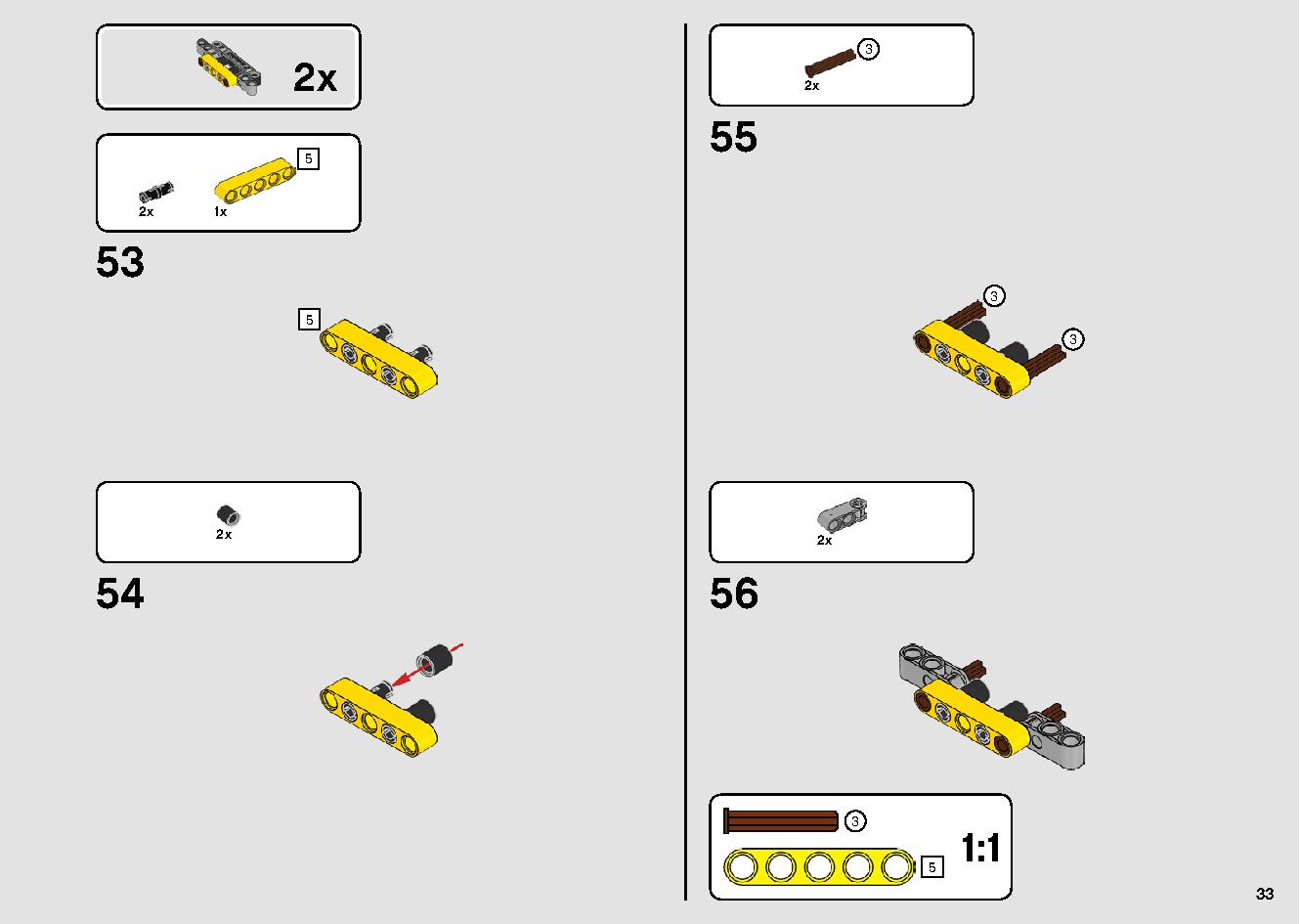 Mobile Crane 42108 LEGO information LEGO instructions 33 page