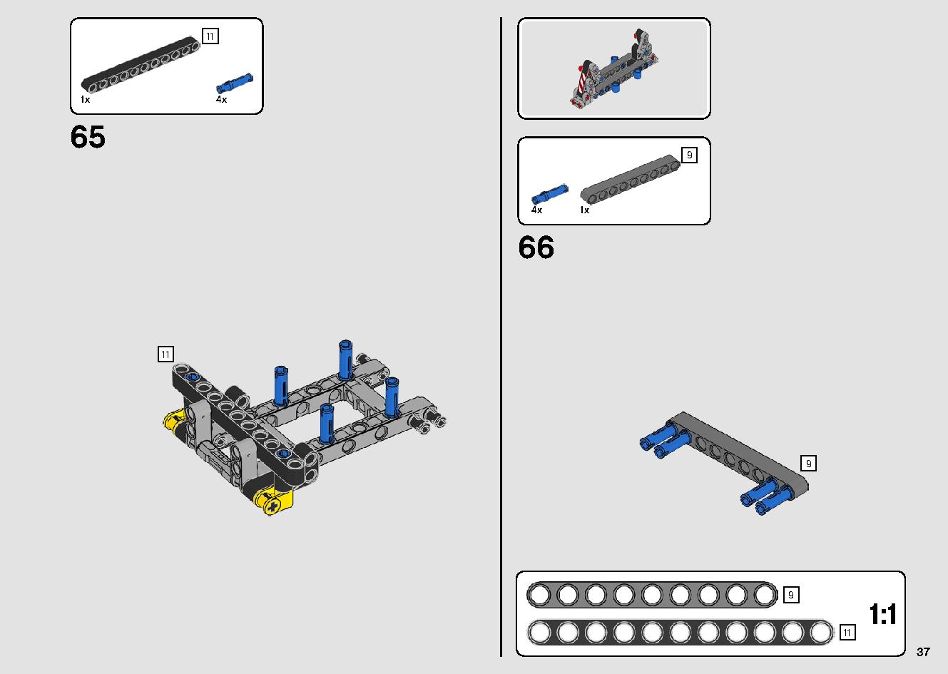 Mobile Crane 42108 LEGO information LEGO instructions 37 page
