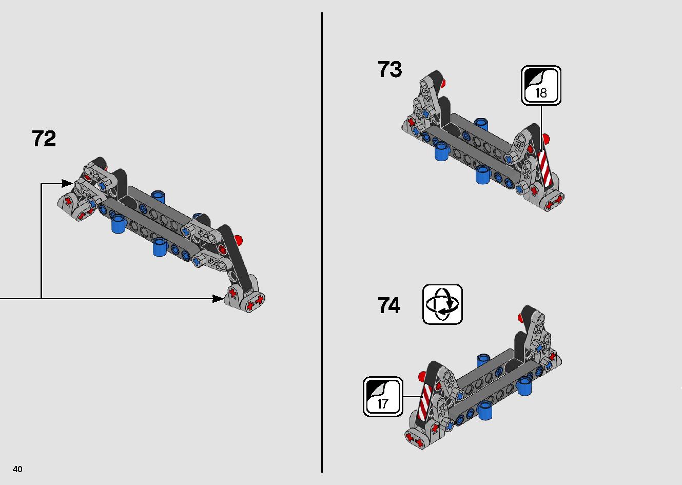 移動式クレーン車 42108 レゴの商品情報 レゴの説明書・組立方法 40 page