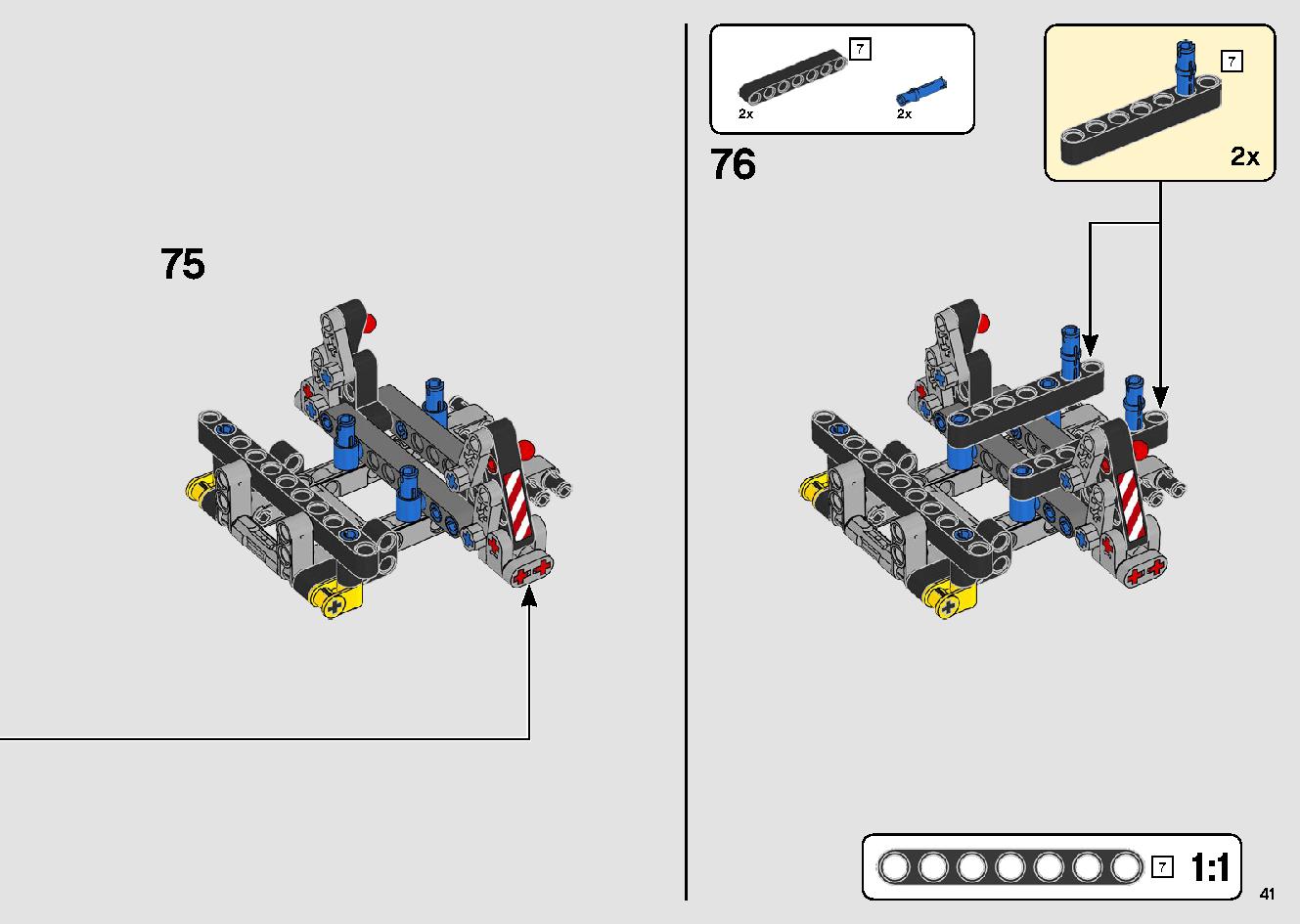 移動式クレーン車 42108 レゴの商品情報 レゴの説明書・組立方法 41 page