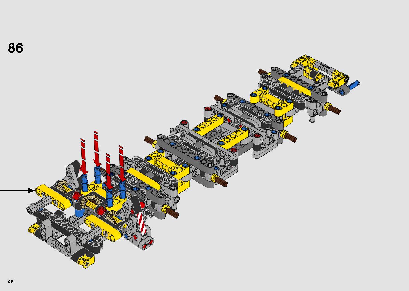 移動式クレーン車 42108 レゴの商品情報 レゴの説明書・組立方法 46 page