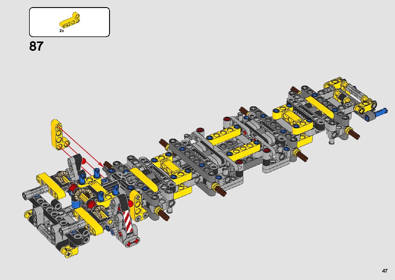 移動式クレーン車 42108 レゴの商品情報 レゴの説明書・組立方法 47 page