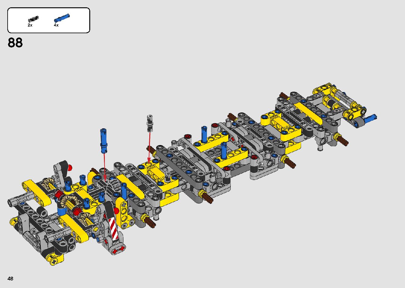 移動式クレーン車 42108 レゴの商品情報 レゴの説明書・組立方法 48 page