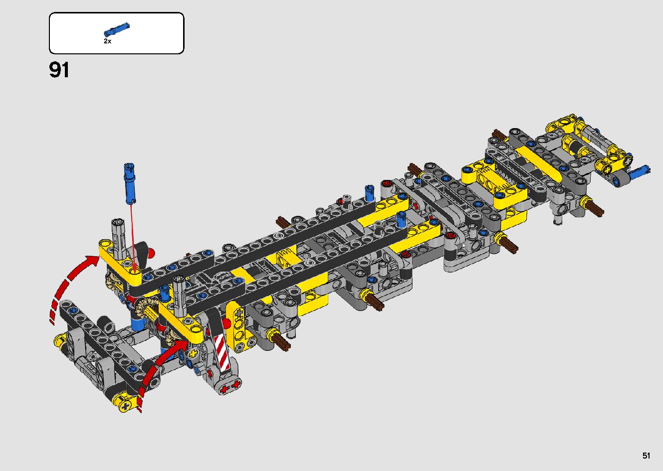 移動式クレーン車 42108 レゴの商品情報 レゴの説明書・組立方法 51 page