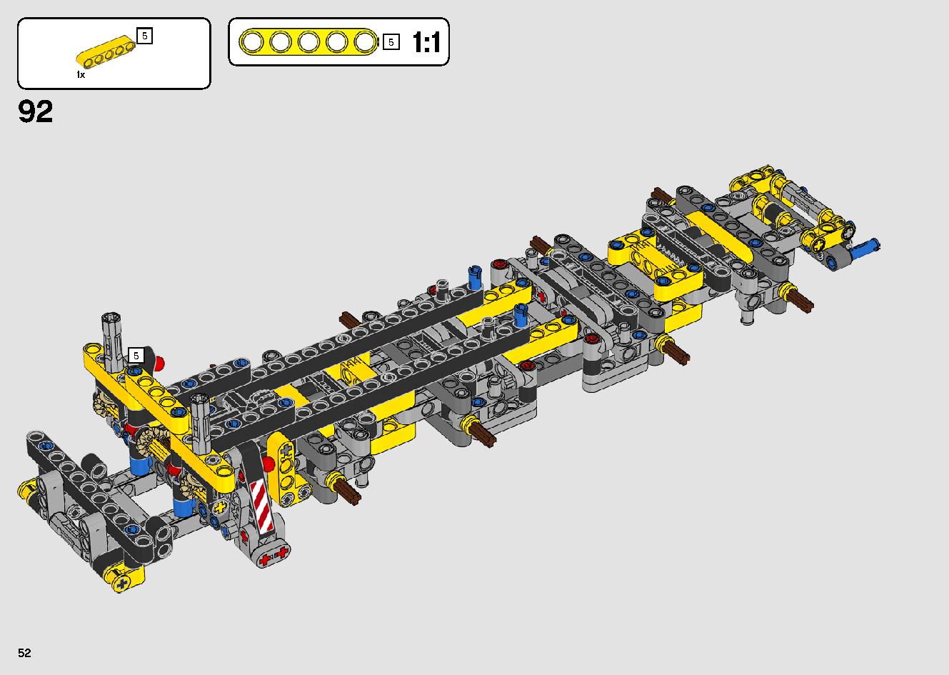 移動式クレーン車 42108 レゴの商品情報 レゴの説明書・組立方法 52 page