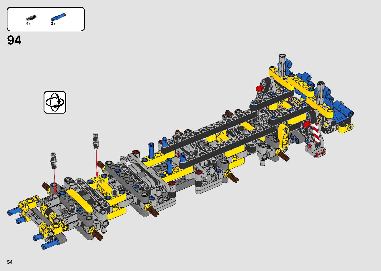 移動式クレーン車 42108 レゴの商品情報 レゴの説明書・組立方法 54 page