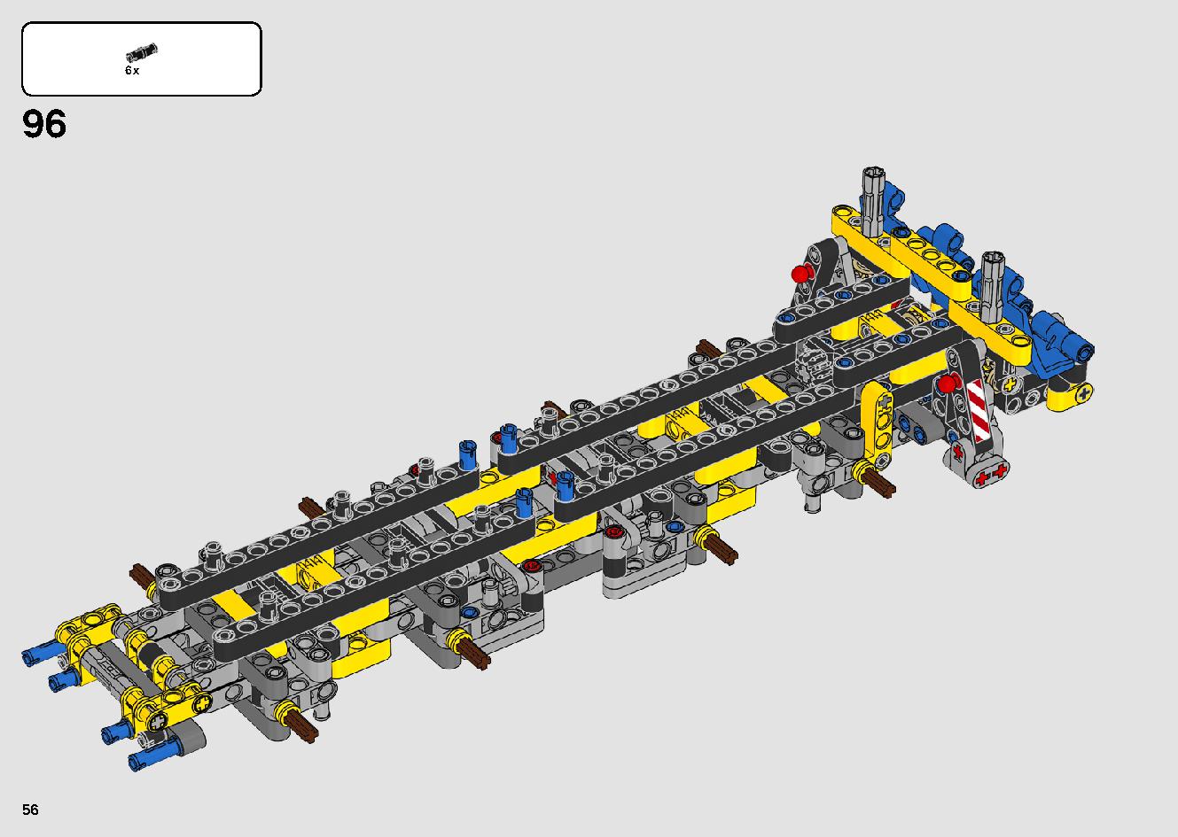 移動式クレーン車 42108 レゴの商品情報 レゴの説明書・組立方法 56 page