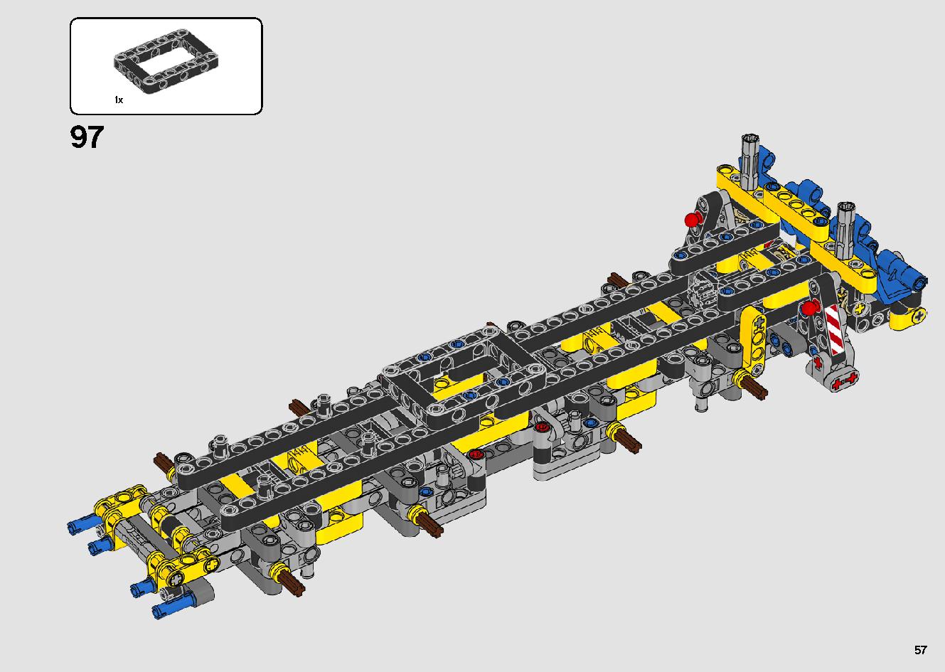 移動式クレーン車 42108 レゴの商品情報 レゴの説明書・組立方法 57 page