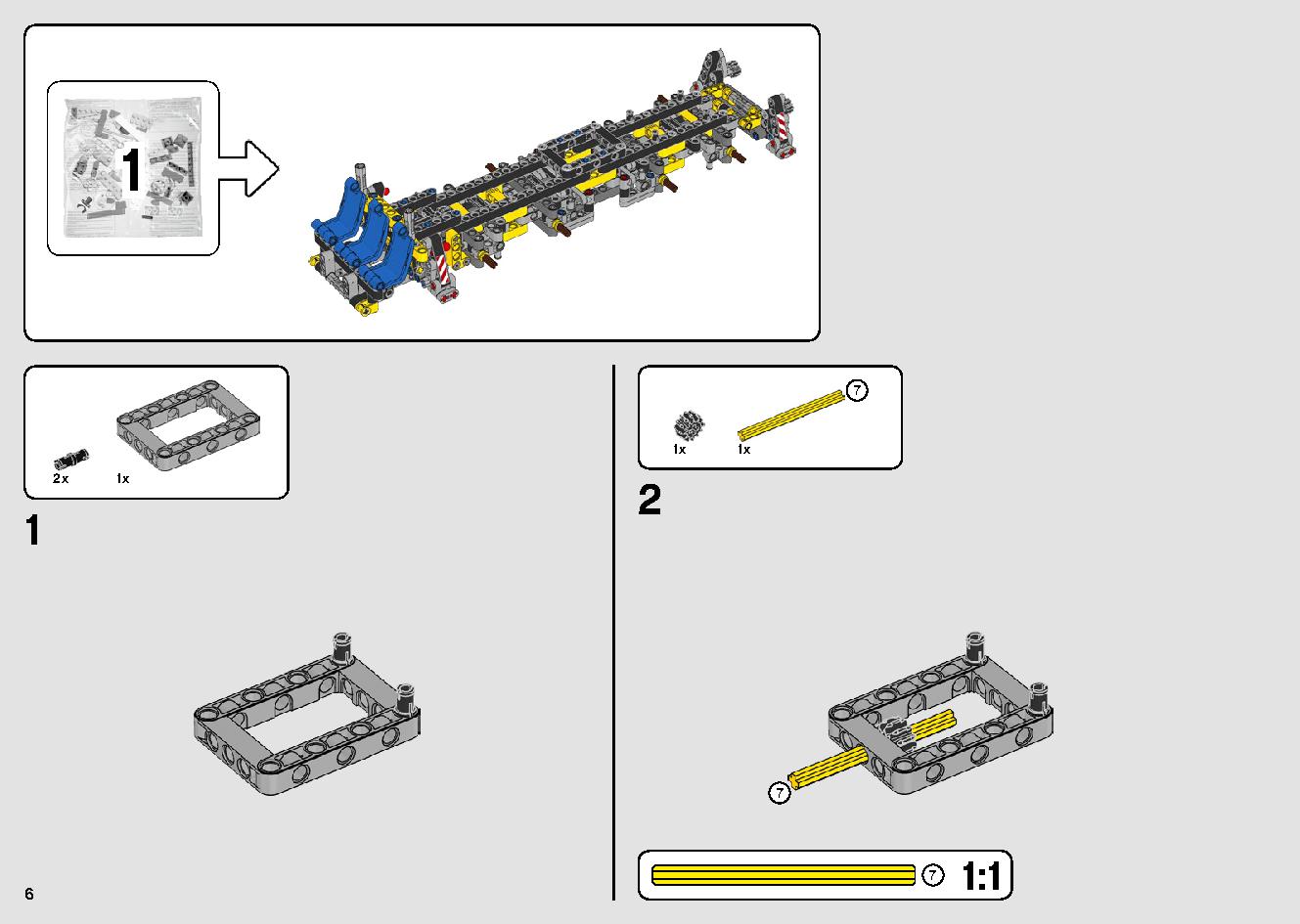 Mobile Crane 42108 LEGO information LEGO instructions 6 page