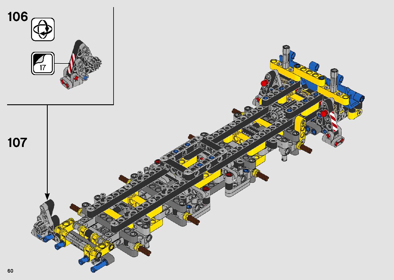 移動式クレーン車 42108 レゴの商品情報 レゴの説明書・組立方法 60 page