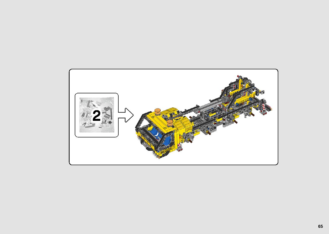 移動式クレーン車 42108 レゴの商品情報 レゴの説明書・組立方法 65 page