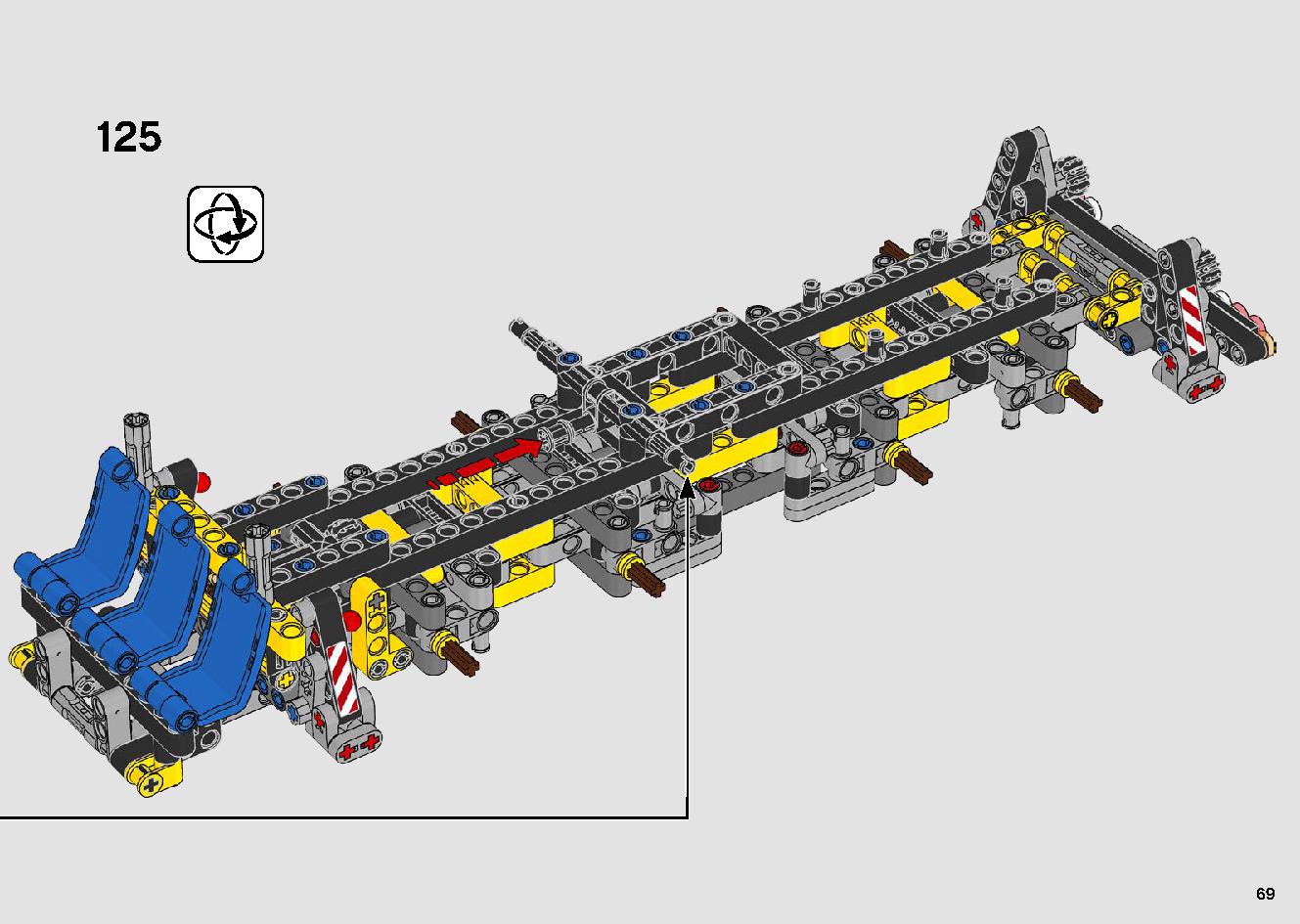移動式クレーン車 42108 レゴの商品情報 レゴの説明書・組立方法 69 page