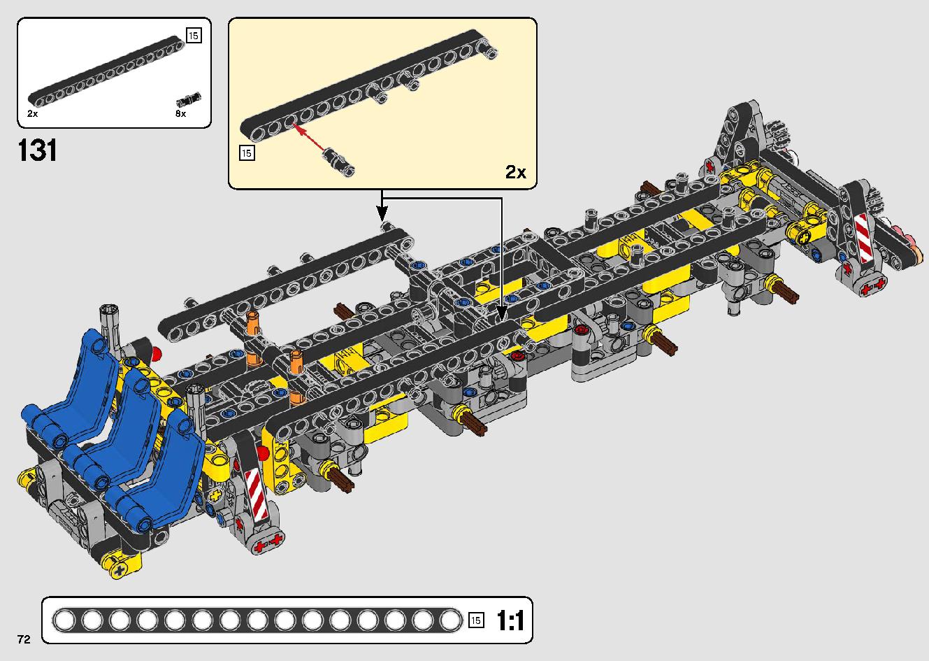 移動式クレーン車 42108 レゴの商品情報 レゴの説明書・組立方法 72 page