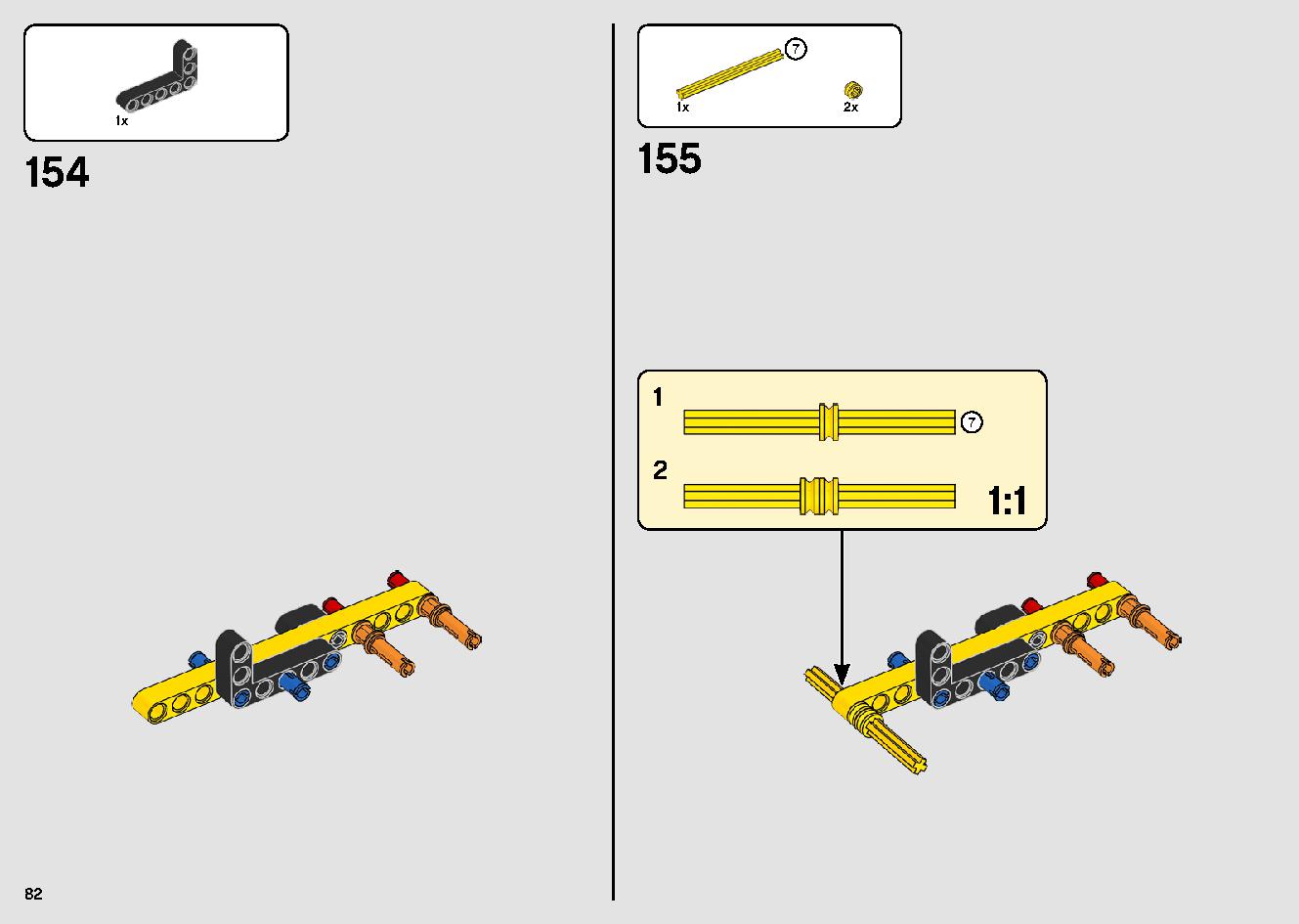 Mobile Crane 42108 LEGO information LEGO instructions 82 page