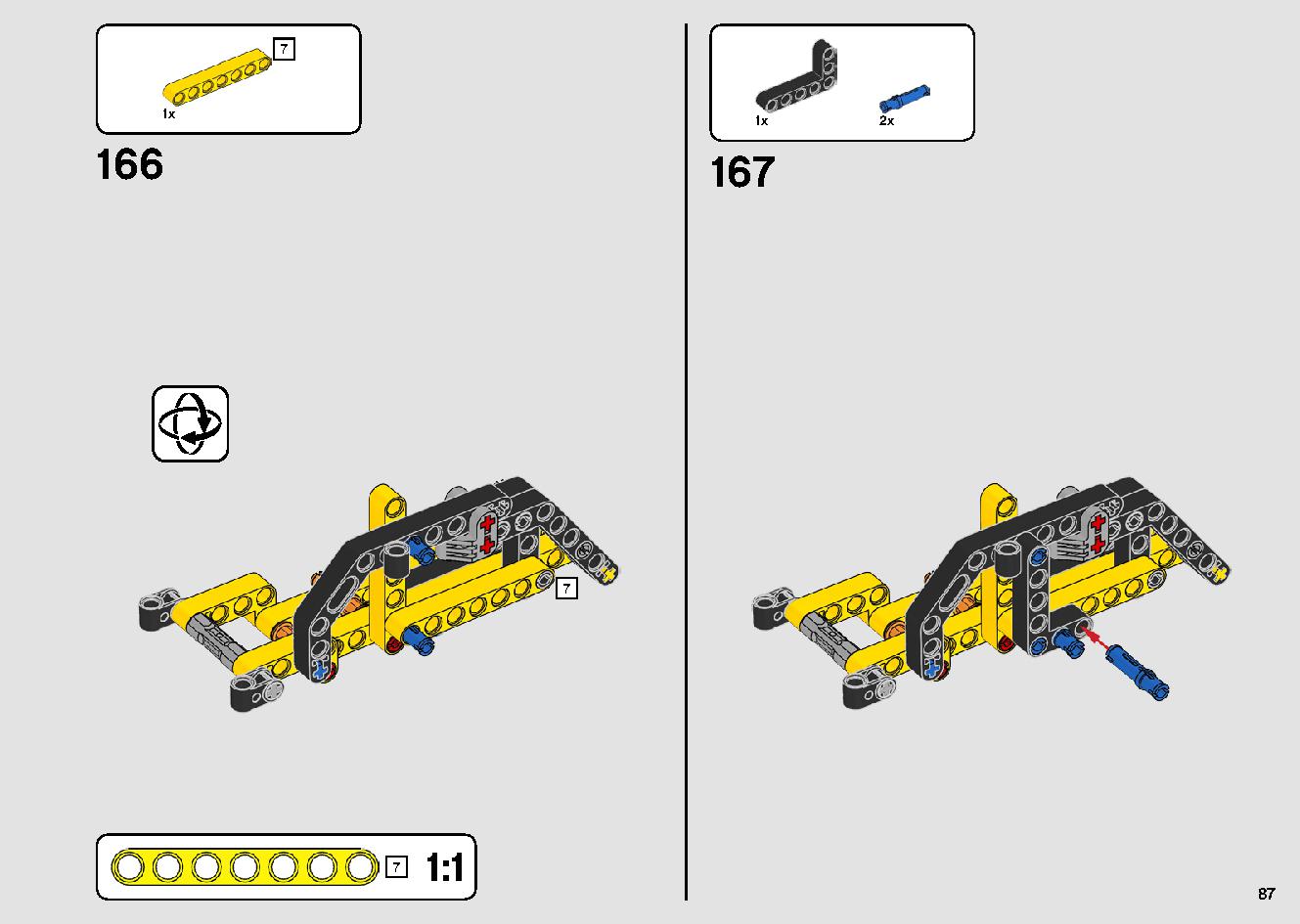 Mobile Crane 42108 LEGO information LEGO instructions 87 page