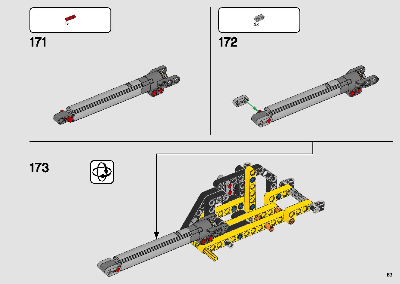 Mobile Crane 42108 LEGO information LEGO instructions 89 page