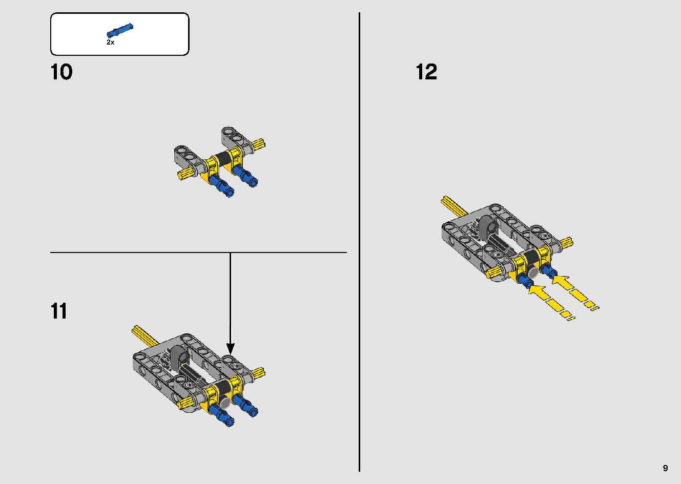Mobile Crane 42108 LEGO information LEGO instructions 9 page