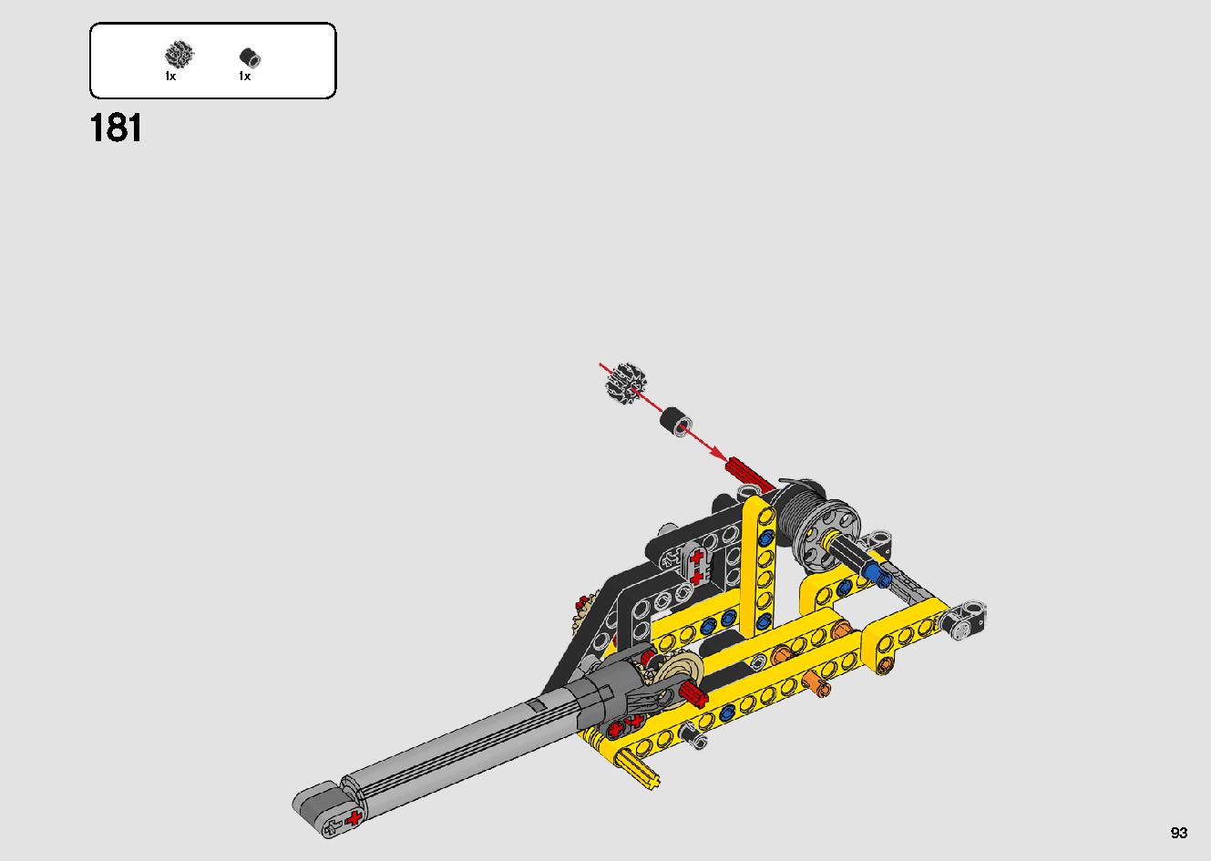 移動式クレーン車 42108 レゴの商品情報 レゴの説明書・組立方法 93 page
