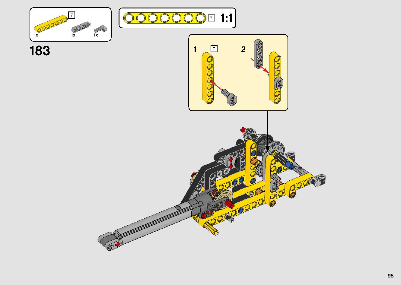 移動式クレーン車 42108 レゴの商品情報 レゴの説明書・組立方法 95 page